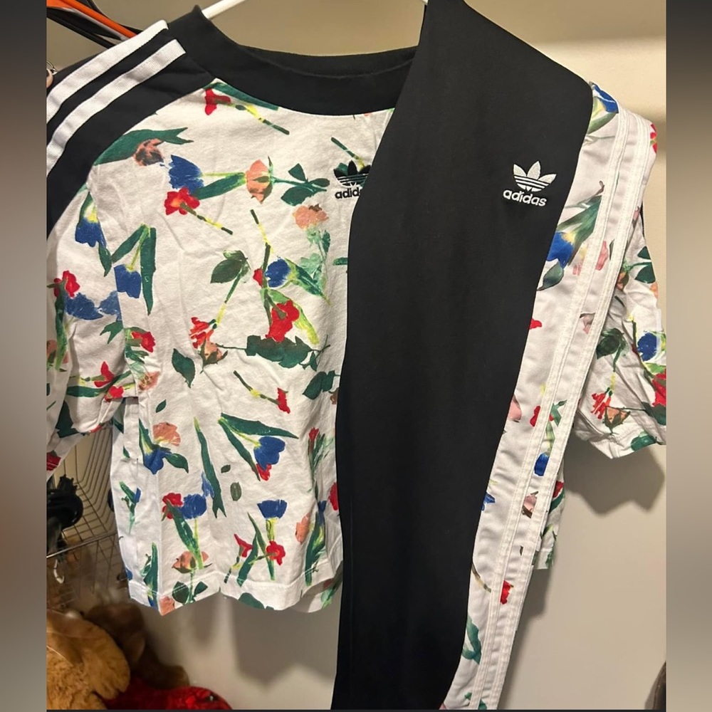 Adidas shirt and pants set